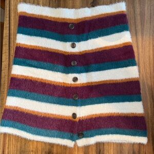 Free People Multicolor Knit Skirt